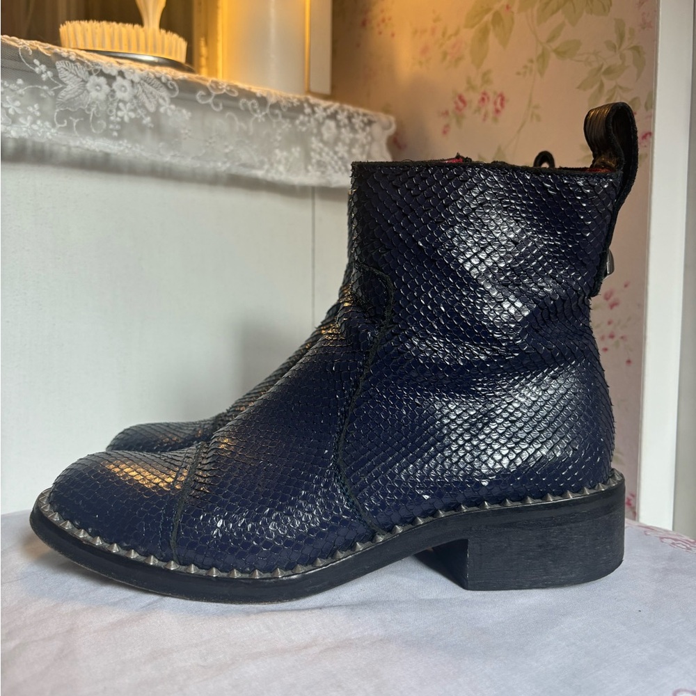 Zadig and Voltaire Blue Marine Empress Keith Boots